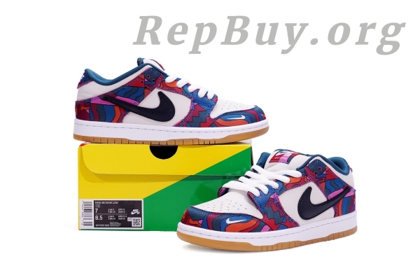 Top Version Nike SB Dunk Low Pro Parra Abstract Art (2021) DH7695-600 - 图片 21