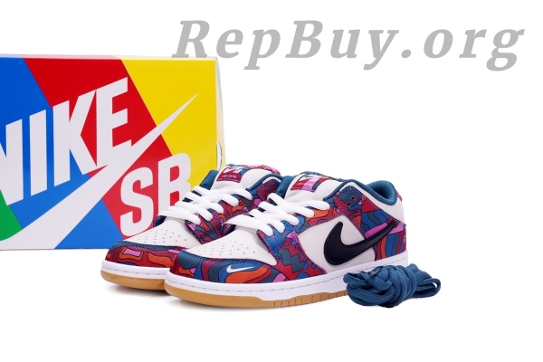 Top Version Nike SB Dunk Low Pro Parra Abstract Art (2021) DH7695-600 - 图片 20