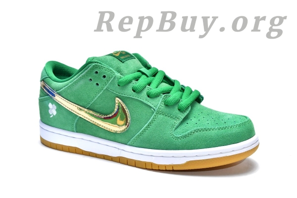 Top Version Nike SB Dunk Low ProSt. Patrick's Day (2022) BQ6817-303 - 图片 3