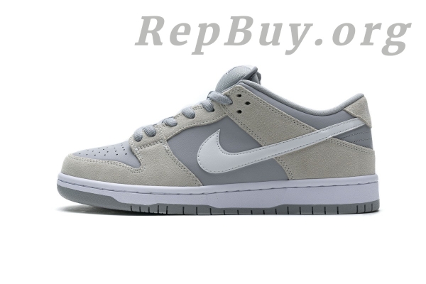 Top Version Nike SB Dunk Low Summit White Wolf Grey AR0778-110 - 图片 2