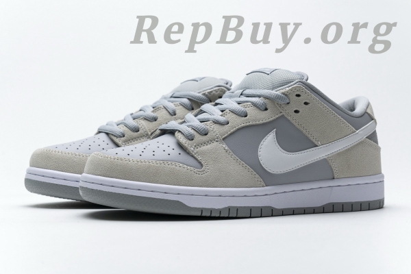 Top Version Nike SB Dunk Low Summit White Wolf Grey AR0778-110 - 图片 6
