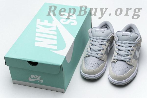 Top Version Nike SB Dunk Low Summit White Wolf Grey AR0778-110 - 图片 23