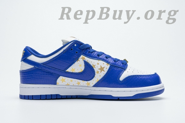 Top Version Nike SB Dunk Low Supreme Stars Hyper Royal (2021) DH3228-100 - 图片 3