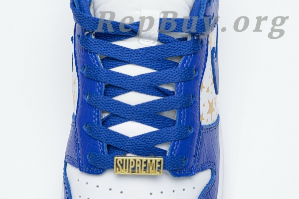 Top Version Nike SB Dunk Low Supreme Stars Hyper Royal (2021) DH3228-100 - 图片 16