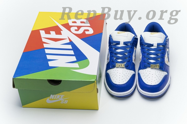 Top Version Nike SB Dunk Low Supreme Stars Hyper Royal (2021) DH3228-100 - 图片 21