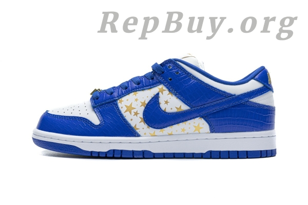 Top Version Nike SB Dunk Low Supreme Stars Hyper Royal (2021) DH3228-100