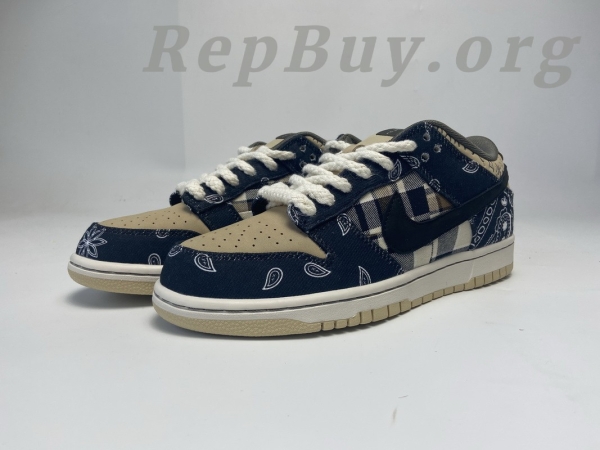 Top Version Nike SB Dunk Low Travis Scott CT5053-001 - 图片 3