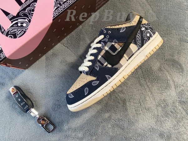 Top Version Nike SB Dunk Low Travis Scott CT5053-001 - 图片 17