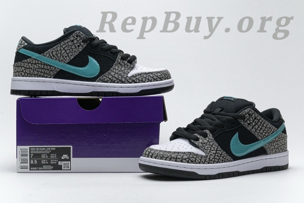 Top Version Nike SB Dunk Low atmos Elephant BQ6817-009 - 图片 22