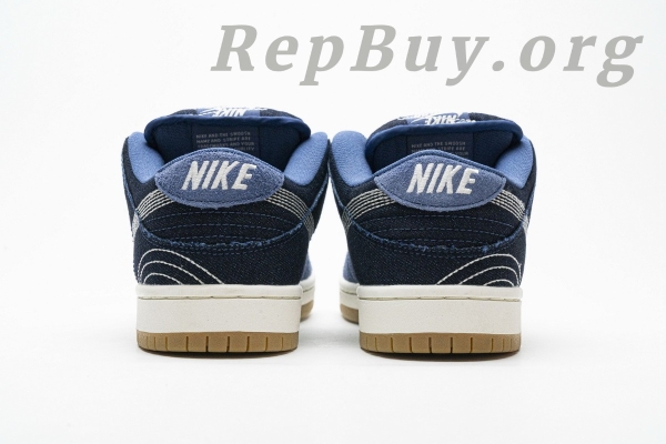 Top Version Nike SB Dunk Low Denim Sashiko CV0316-400 - Image 4