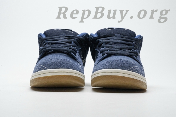 Top Version Nike SB Dunk Low Denim Sashiko CV0316-400 - Image 6