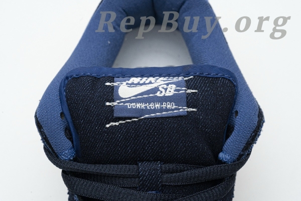 Top Version Nike SB Dunk Low Denim Sashiko CV0316-400 - Image 9