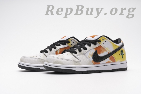 Top Version Nike SB Dunk Low Raygun Tie-Dye White BQ6832-101 - 图片 6