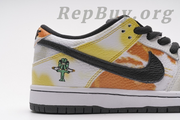 Top Version Nike SB Dunk Low Raygun Tie-Dye White BQ6832-101 - 图片 12