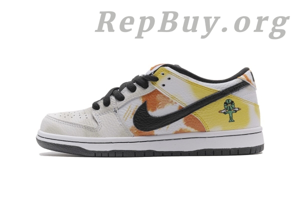 Top Version Nike SB Dunk Low Raygun Tie-Dye White BQ6832-101