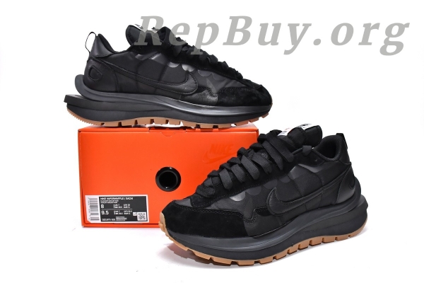 Top Version Nike Vaporwaffle sacai Black Gum DD1875-001 - 图片 23