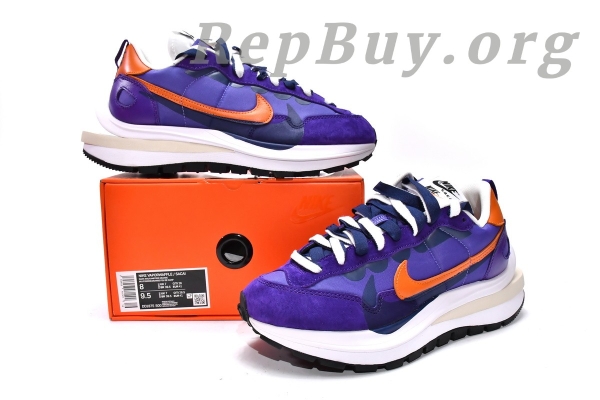 Top Version Nike Vaporwaffle sacai Dark Iris DD1875-500 - 图片 23
