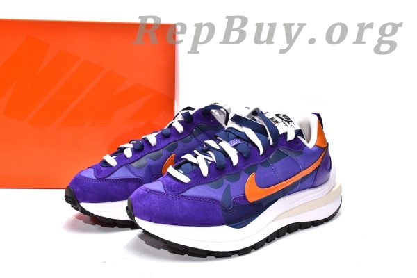 Top Version Nike Vaporwaffle sacai Dark Iris DD1875-500 - 图片 22