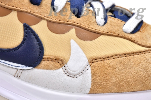 Top Version Nike Vaporwaffle sacai Sesame Blue Void DD1875-200 - 图片 17