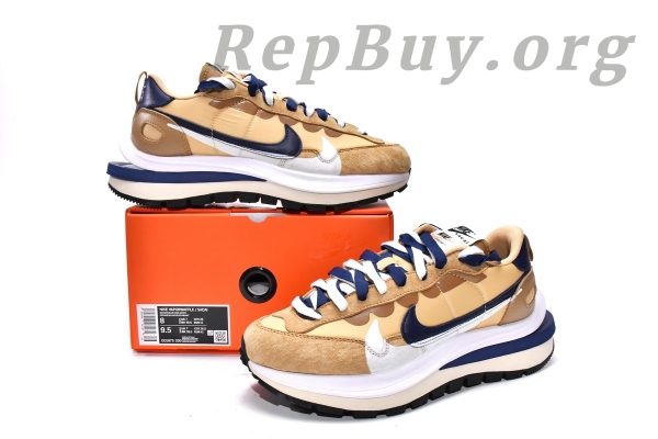Top Version Nike Vaporwaffle sacai Sesame Blue Void DD1875-200 - 图片 23