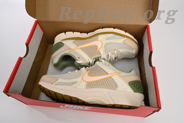 Nike Zoom Vomero 5 replica, high quality Nike Vomero 5 rep, best copy Nike Zoom Vomero 5 Sail Laser Orange, 1:1 Vomero 5 Medium Olive, FQ6868-181 top replica, perfect clone sneakers, premium quality Nike reps
