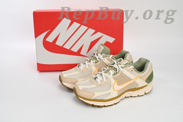 Nike Zoom Vomero 5 replica, high quality Nike Vomero 5 rep, best copy Nike Zoom Vomero 5 Sail Laser Orange, 1:1 Vomero 5 Medium Olive, FQ6868-181 top replica, perfect clone sneakers, premium quality Nike reps