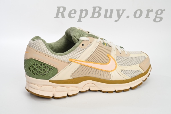 Nike Zoom Vomero 5 replica, high quality Nike Vomero 5 rep, best copy Nike Zoom Vomero 5 Sail Laser Orange, 1:1 Vomero 5 Medium Olive, FQ6868-181 top replica, perfect clone sneakers, premium quality Nike reps