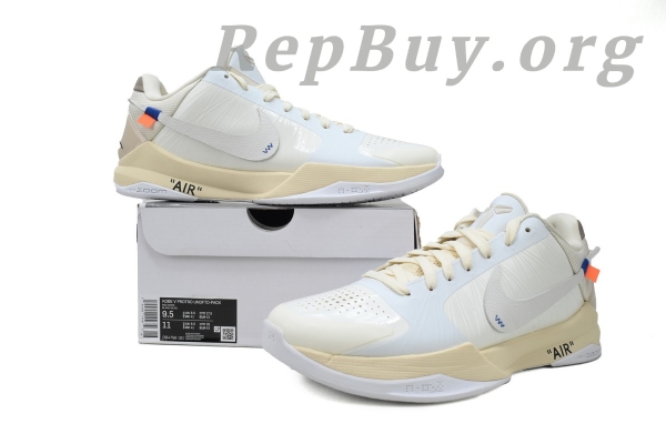 Nike Zoom x Off-White Kobe 5 Sty Custom DB4796-101 - 图片 12