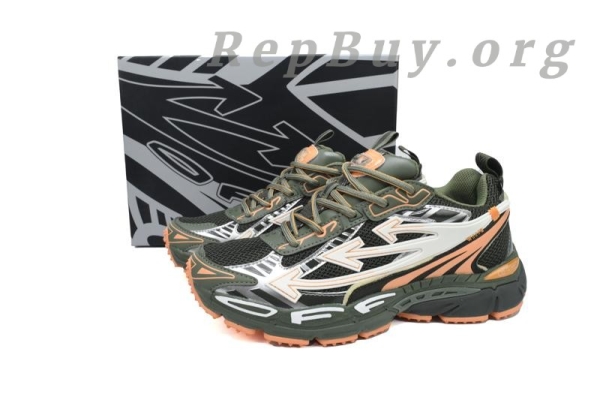 Off White Be Right Back Sneakers Military Green OMIA295F24 FAB00 10009 - 图片 11