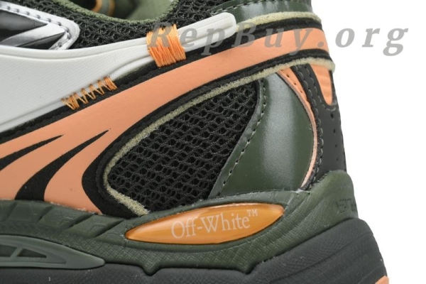 Off White Be Right Back Sneakers Military Green OMIA295F24 FAB00 10009 - 图片 9