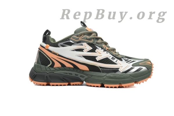 Off White Be Right Back Sneakers Military Green OMIA295F24 FAB00 10009 - 图片 2