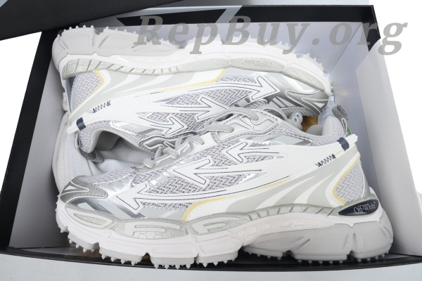 Off White Be Right Back Sneakers, Military White Gray OMIA295F24 FAB00 10606, high quality replica sneakers, best Off White reps, 1:1 Off White shoes, top replica sneakers, Off White knockoffs, premium fake sneakers, Off White dupes, designer replica shoes