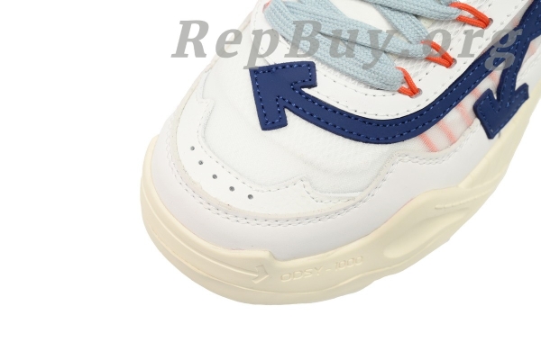 Off-White Odsy-1000 Cream White Blue OMIA139C 99FAB00 10445, high quality replica Off-White shoes, best replica Off-White Odsy-1000, 1:1 copy Off-White sneakers, premium Off-White replica, top tier fake Off-White shoes, flawless Off-White Odsy-1000 replica, AAA+ Off-White sneakers, Off-White Odsy-1000 Cream White Blue rep