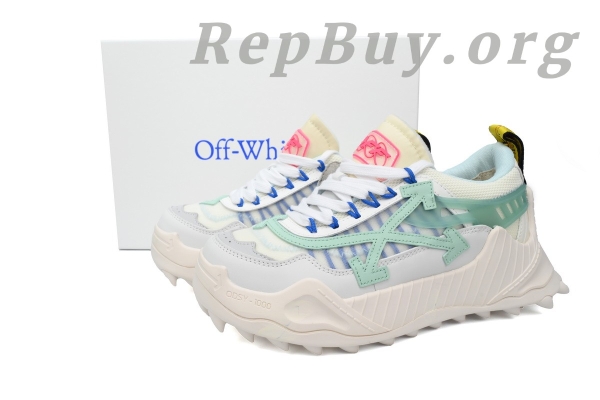 Off-White Odsy-1000 White Pale Blue OMIA139S 2080004 530133 - 图片 11