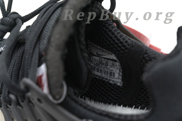 OFF-WHITE x Nike Air Presto Black AA3830-002 - 图片 3