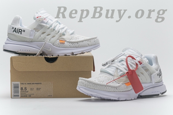 OFF-WHITE x Nike Air Presto White AA3830-100 - 图片 25