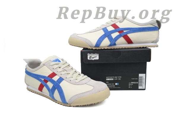 Onitsuka Tiger Mexico 66 Vintage White Directoire Blue 1183B391-100 - Image 11