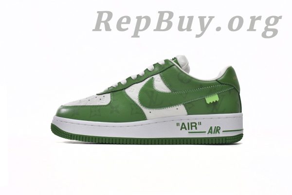 Louis Vuitton x Nike Air Force 1 White Green 7108-6