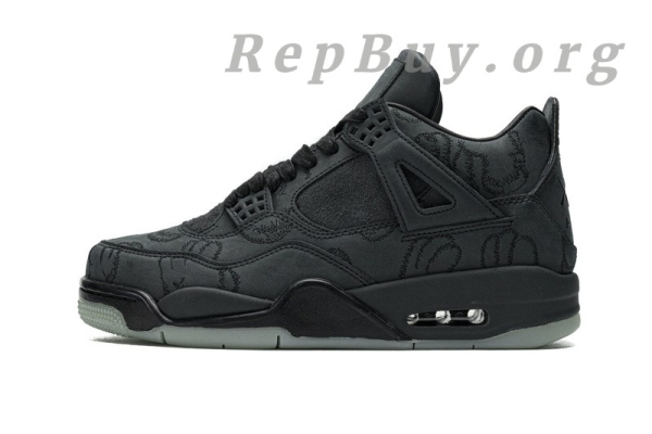 Top Version Air Jordan 4 Retro Kaws Black 930155-001
