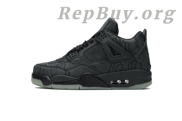 Top Version Air Jordan 4 Retro Kaws Black 930155-001 - 图片 2