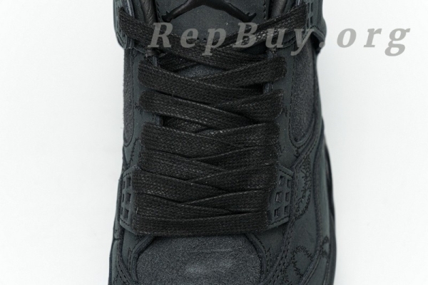 Top Version Air Jordan 4 Retro Kaws Black 930155-001 - 图片 12