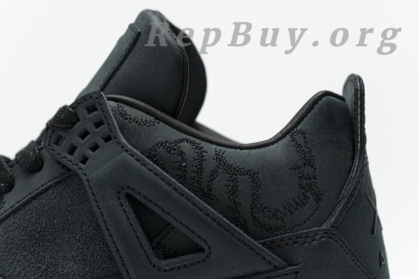 Top Version Air Jordan 4 Retro Kaws Black 930155-001 - 图片 17