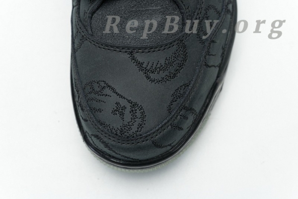 Top Version Air Jordan 4 Retro Kaws Black 930155-001 - 图片 13