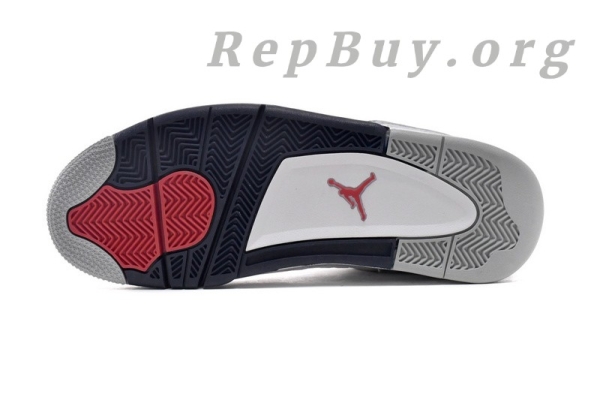 Top Version  Air Jordan 4 Retro White Midnight Navy DH6927-140 - Image 10