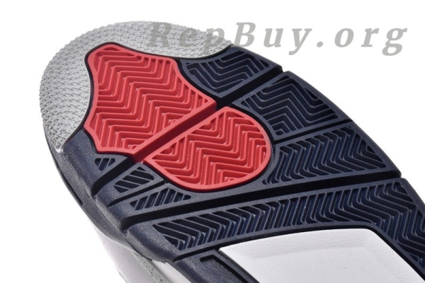 Top Version  Air Jordan 4 Retro White Midnight Navy DH6927-140 - Image 9