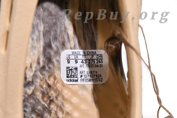 Top Version adidas originals Yeezy Foam Runner MX Cream Clay GX8774 - Image 17