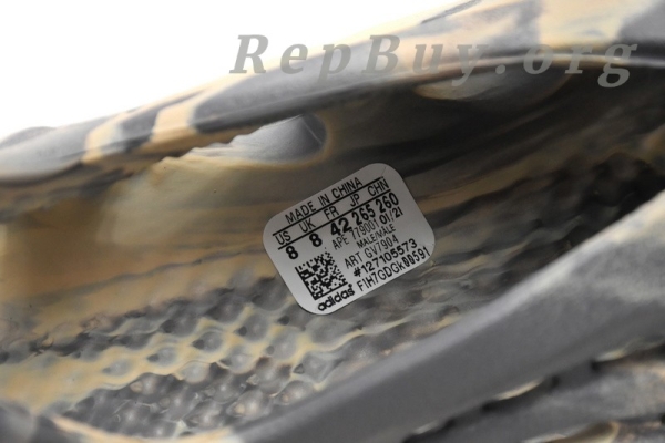 Top Version adidas Yeezy Foam Runner MXT Moon Grey GV7904 - 图片 9
