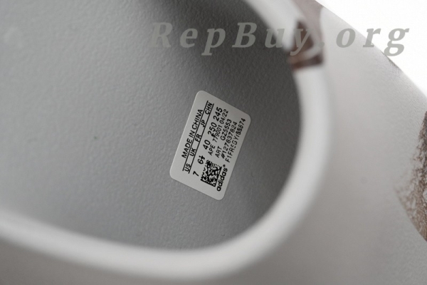 Top Version adidas Yeezy Slide Enflame Oil Painting White Grey GZ5553 - 图片 10