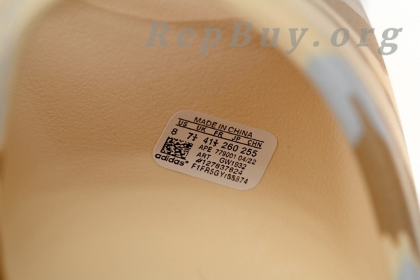 Top Version adidas Yeezy Slide Enflame Oil Painting White Yellow GW1932 - Image 10