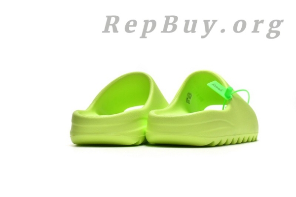 Top Version adidas Yeezy Slide Glow Green HQ6447 - 图片 4